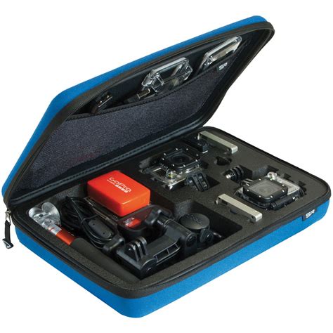 Sp Gadgets Pov Case For Gopro Cameras Large Blue 52041 Bandh