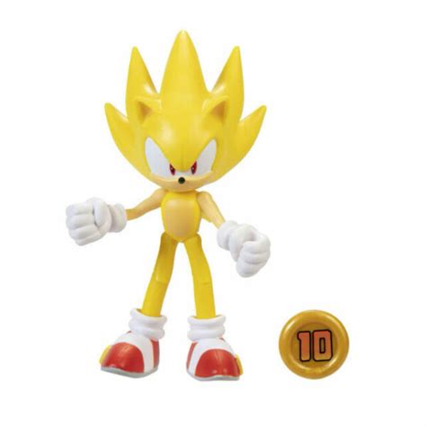 Jakks Pacific Sonic The Hedgehog Super Sonic Action Figure Yellow For