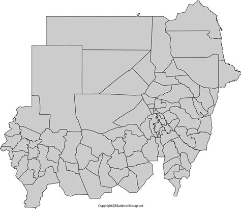 Blank Map Of Sudan Blank World Map