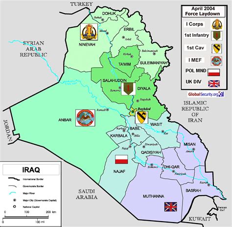 Map Of Us Bases In Iraq United States Map