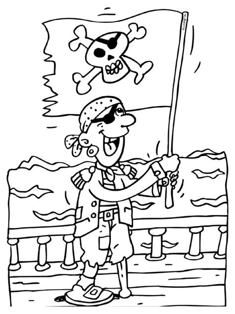 Piratenvlag Piraat Knutselpagina.nl knutselen, knutselen en nog