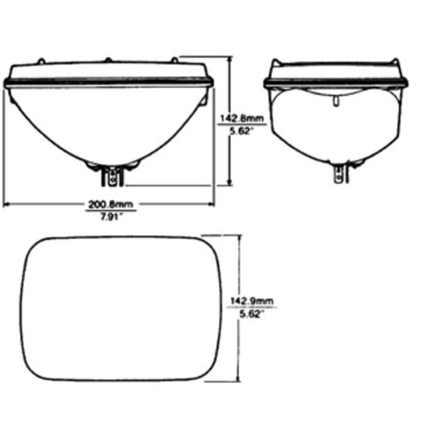 Sylvania H6054 St Silverstar Sealed Beam Headlight For 87 95 Jeep