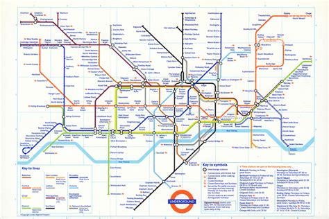 London Underground Tube Map Journey Planner Pocket Diagram April