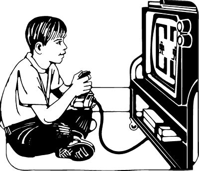 Special cartoon people coloring pages pin by hatice boy. Playing Video Games PNG Transparent Playing Video Games ...