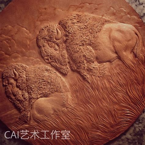 Pin By Honghao Cai On Honghao Cais Studio Leather Carving Leather