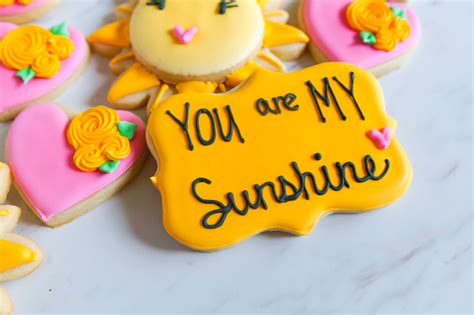 Mothers Day You Are My Sunshine Decorated Sugar Cookies Dixie