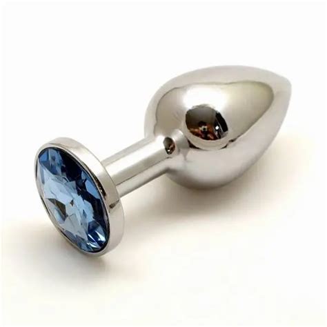 Stainless Steel Attractive Butt Plug Jewelry Jeweled Anal Plugs Rosebud Anal Jewelry Light