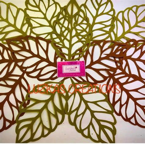 Molde hojas para flores de papel - Luzka's Creations