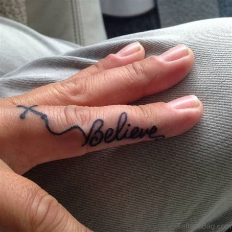 Is getting a tatoo sinful? 11 Tremendous Believe Tattoos On Finger