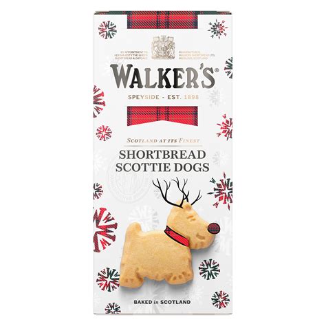 Walkers Shortbread Reindeer Scottie Dog 125g X2918