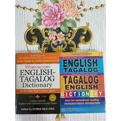 English Tagalog Tagalog English Dictionary Shopee Philippines