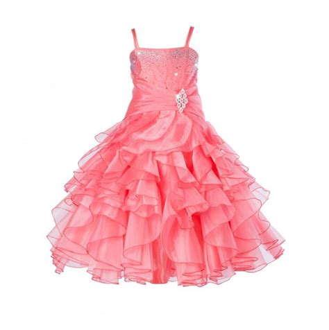We've put together a handy dress size chart for wedding dresses and bridal separates for you. Elegant Stunning Rhinestone Coral Organza Pleated Ruffled ...
