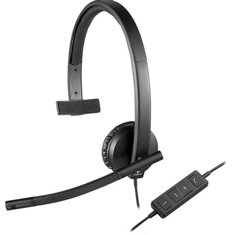 Logitech H570e Wired Usb Mono Headset 981 000570 Bandh Photo Video