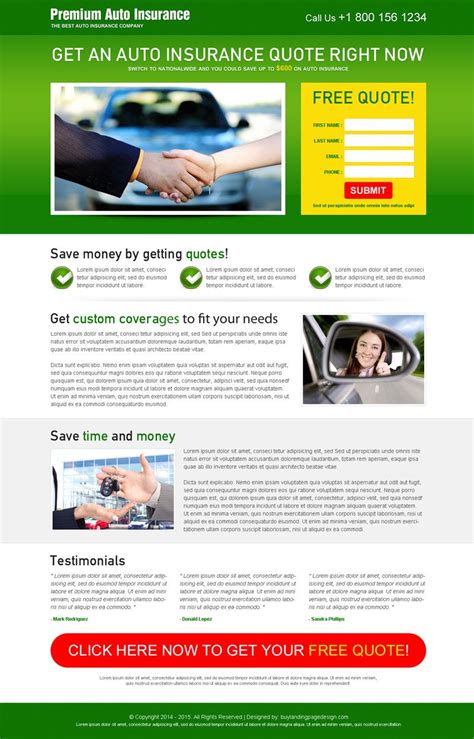 Before filing a car insurance claim, you must know what a claim actually is. auto insurance free quote appealing lead capture landing page design | Car insurance, Umbrella ...