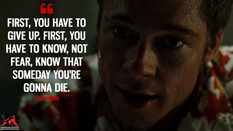 Tyler durden is one of the protagonists of the famous movie fight club. Ide oleh STWN Setiawan pada Quotes