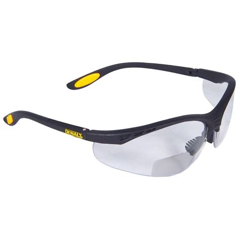 dewalt safety glasses reinforcer rx 1 5 diopter with clear lens dpg59 115c the home depot