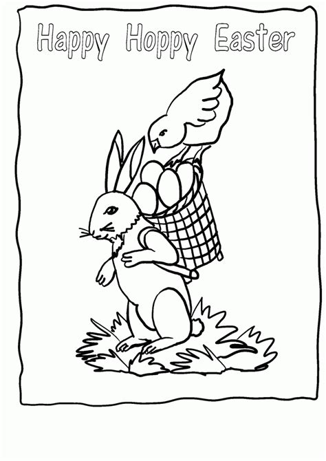 30 Free Easter Bunny Coloring Pages Printable