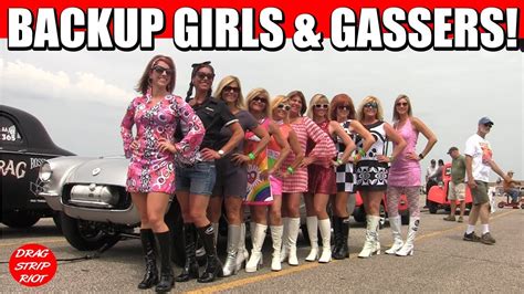 Ohio Outlaw Aa Gassers Nostalgia Drag Racing Backup Girls Youtube