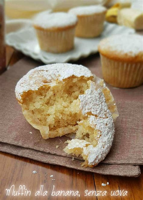MUFFIN ALLA BANANA, senza uova e senza burro!