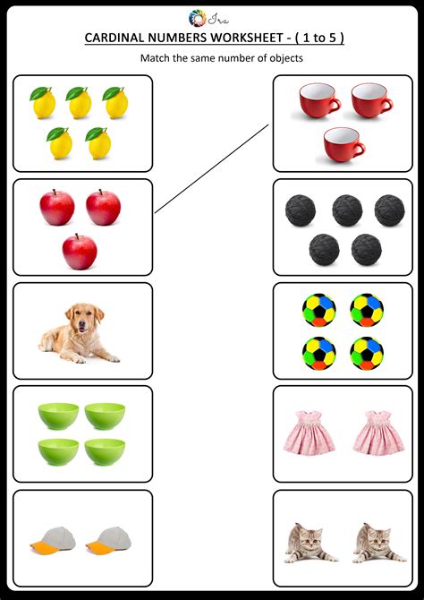 Cardinal Numbers Worksheet 1 To 5 English Worksheets For Kids