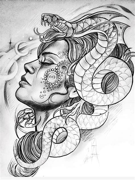 Pin By Tattoo Splendor On Intricate Modern Day Tattoo Designs Medusa Tattoo Tattoo Drawings
