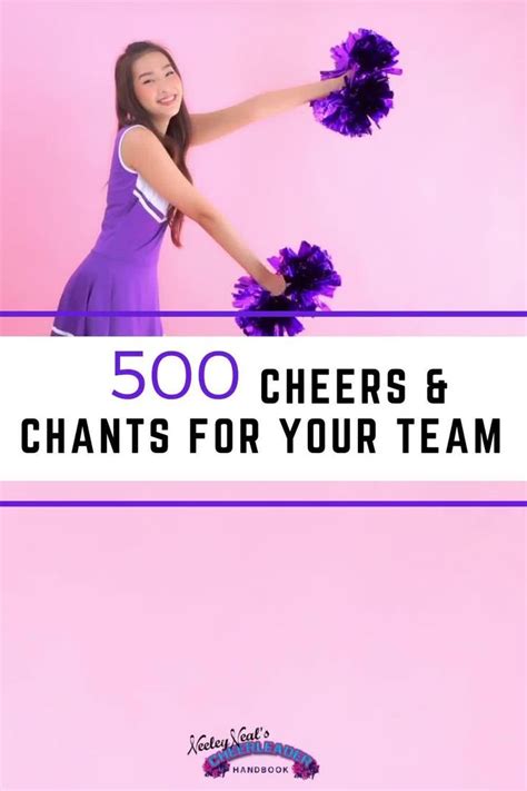 500 Cheers And Chants Cheerleader Handbook Cheers And Chants Video