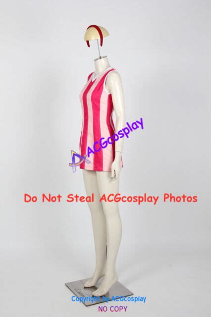 Lazytown Cosplay Stephanie Meanswell Cosplay Costume With Hair Pin