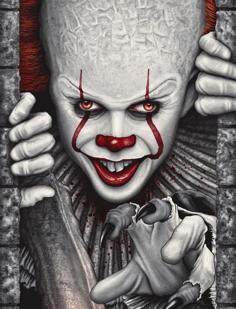 Pin By Justin Bienvenue Author On Dark Art Pennywise Art Clown