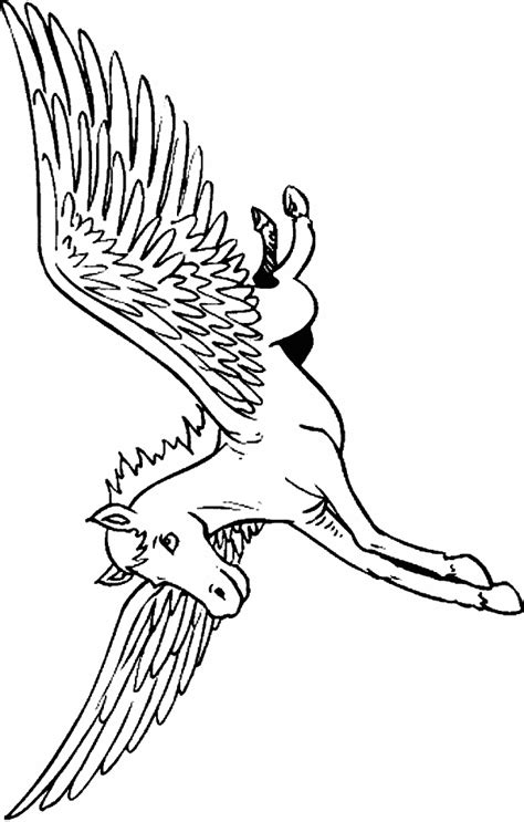 Pegasus coloring page coloring pages minimalist coloring page fee. Pegaso, Disegni per bambini da colorare