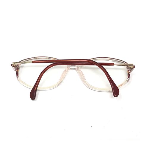 Vintage Silhouette Spx M 1861 Eyeglasses Frames Red Square Glasses Frame Only Ebay