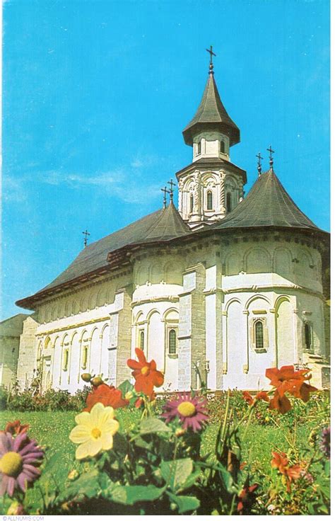 Dumnezeu să ne ajute și nouă, nevrednicilor, iar viețuitorilor de la mănăstirea putna, să le dea dumnezeu râvnă și har în lucrarea creștineasca. Putna Monastery, Putna Monastery - Romania - Postcard - 35524