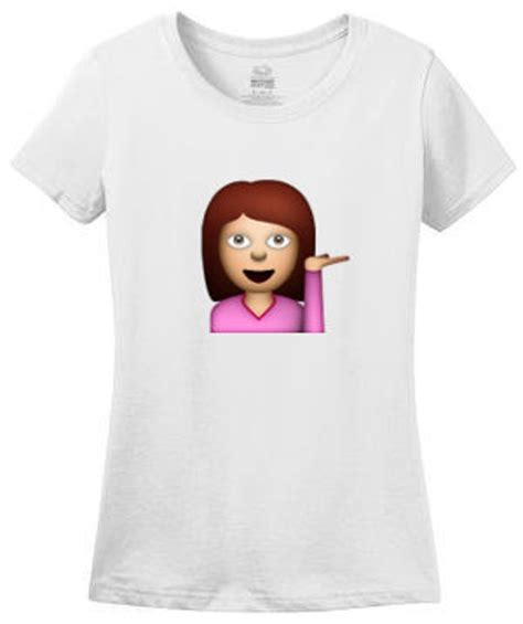 Items Similar To Sassy Girl Emoji Crew Neck T Shirt On Etsy