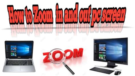 Laptop And Desktop Screen Zoom Windows Zoom Inzoom Out Youtube