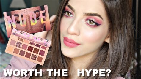 TESTING THE NEW NUDE PALETTE BY HUDA BEAUTY WORTH THE HYPE MONEY YouTube