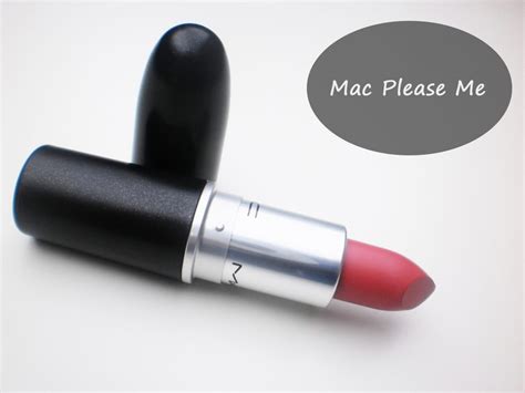This lightweight foundation mattifies and refines pores and leaves a natural, seamless finish. Mac Matte Lipstick: Please Me | Twinkelbella