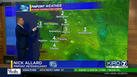 Kiro 7 Pinpoint Weather Video For Weds Morning Kiro 7 News Seattle
