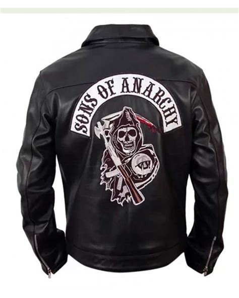 Jax Teller Soa Sons Of Anarchyr Leather Motorcycle Jacket Men