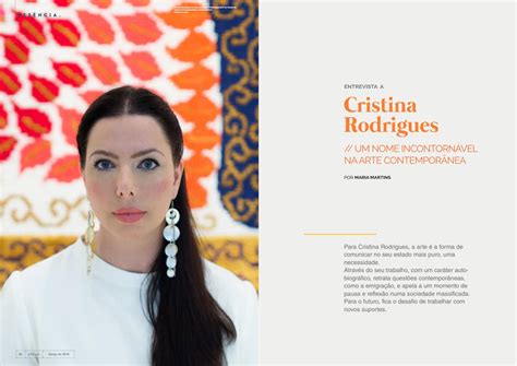 Cristina Rodrigues Um Nome Incontornável Na Arte Contemporânea By One