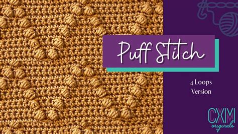 Puff Stitch Crochet Tutorial Youtube