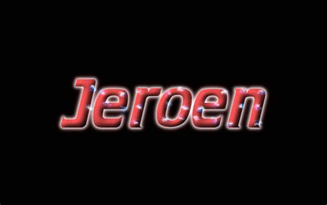 Jeroen Logo Free Name Design Tool From Flaming Text