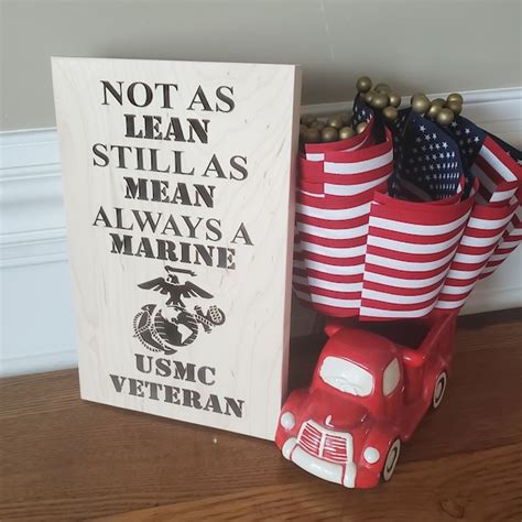 Not As Lean Not As Mean But Still A Marine Etsy