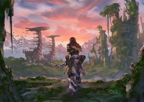 Artstation Horizon Zero Dawn Fan Art Fadly Romdhani Horizon Zero