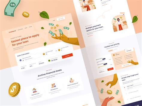 Bank loan landing page full design 🏛 by Riko Sapto Dimo for Orely on