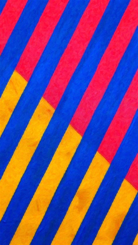 Red Blue And Yellow Pattern Wallpapersc Smartphone