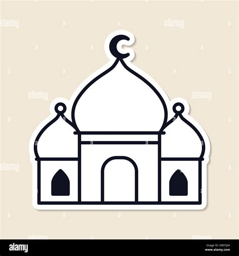 Mosque Islamic Place Of Worship Vector Stock Vector Image And Art Alamy