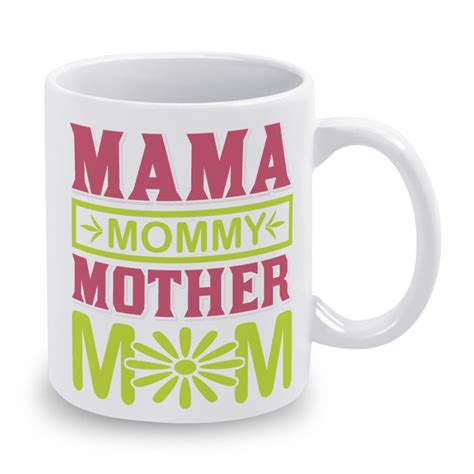 Mama Mommy Mother Mom Mug Ceramic Coffee Mug For Mom Mom Etsy