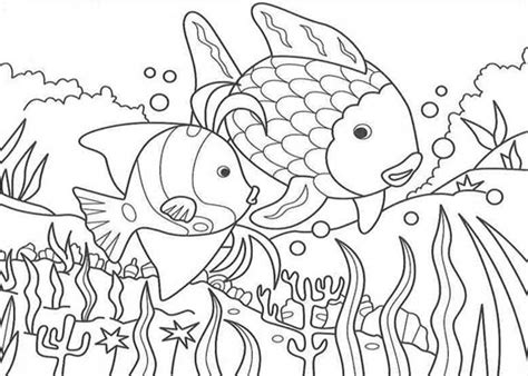 One of the best things about having kids is getting down on the carpet and coloring with them. Fish in the Lake of Nature Coloring Page | Color Luna