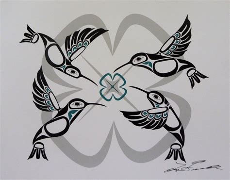 Pin On Native American Hummingbird Art