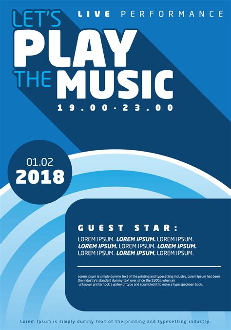 Design the best posters to announce music concerts and festivals with edit.org free templates. Retro Concert Music Poster - Download Free Vectors ...