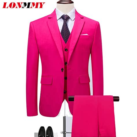 Buy Lonmmy Men Wedding Suit Set Red Suit